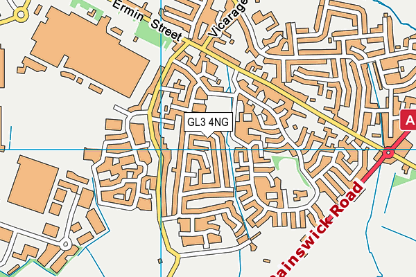 GL3 4NG map - OS VectorMap District (Ordnance Survey)