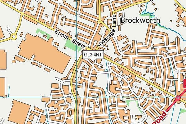 GL3 4NT map - OS VectorMap District (Ordnance Survey)