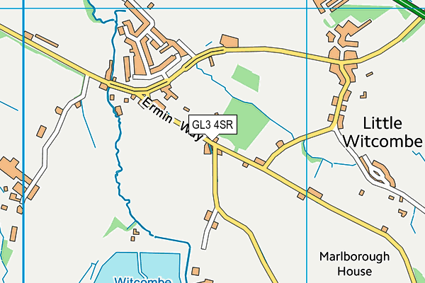 GL3 4SR map - OS VectorMap District (Ordnance Survey)