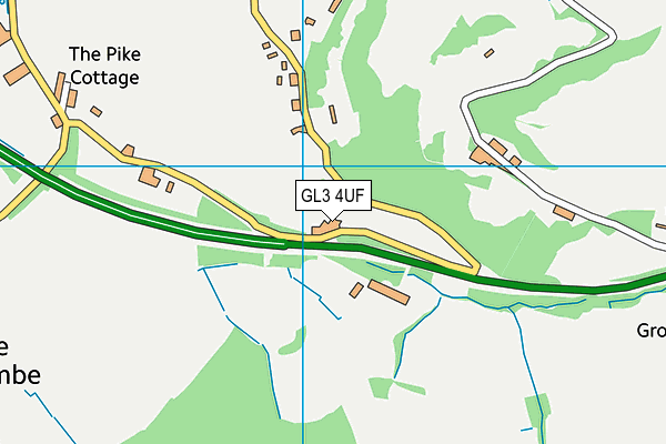 Flyup 417 Bike Park map (GL3 4UF) - OS VectorMap District (Ordnance Survey)