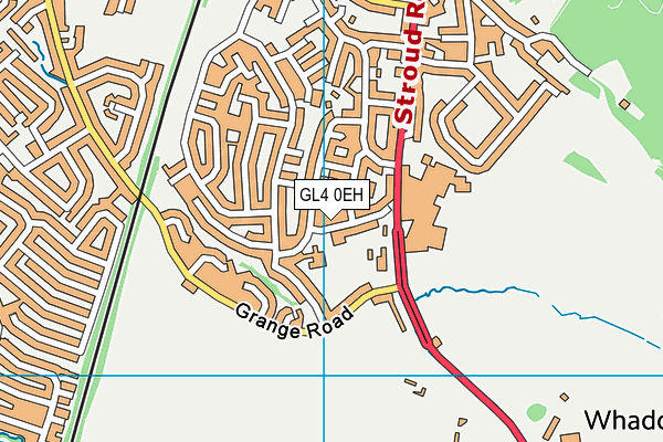 GL4 0EH map - OS VectorMap District (Ordnance Survey)