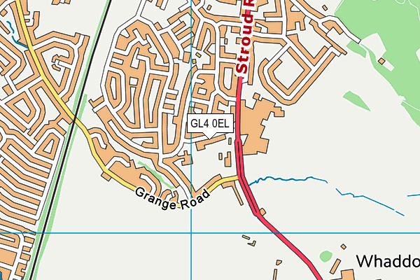 GL4 0EL map - OS VectorMap District (Ordnance Survey)