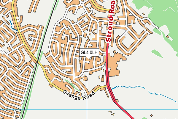 GL4 0LH map - OS VectorMap District (Ordnance Survey)