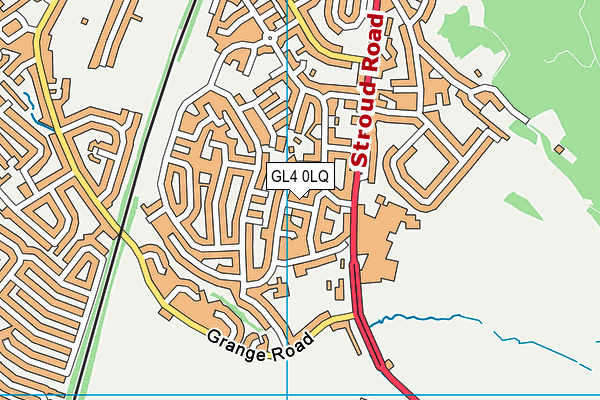 GL4 0LQ map - OS VectorMap District (Ordnance Survey)