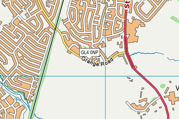 GL4 0NP map - OS VectorMap District (Ordnance Survey)
