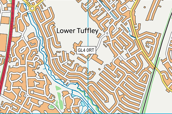 Holmleigh Park High School map (GL4 0RT) - OS VectorMap District (Ordnance Survey)