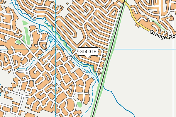 GL4 0TH map - OS VectorMap District (Ordnance Survey)