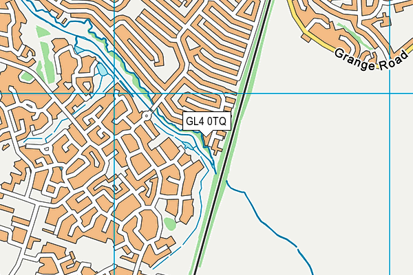GL4 0TQ map - OS VectorMap District (Ordnance Survey)