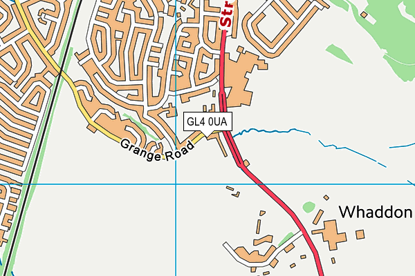 GL4 0UA map - OS VectorMap District (Ordnance Survey)