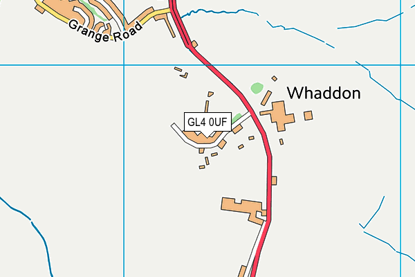 GL4 0UF map - OS VectorMap District (Ordnance Survey)