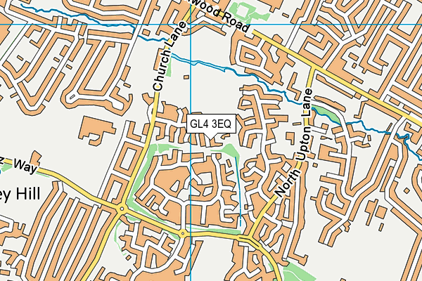 GL4 3EQ map - OS VectorMap District (Ordnance Survey)