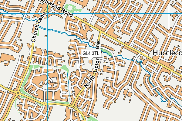 GL4 3TL map - OS VectorMap District (Ordnance Survey)