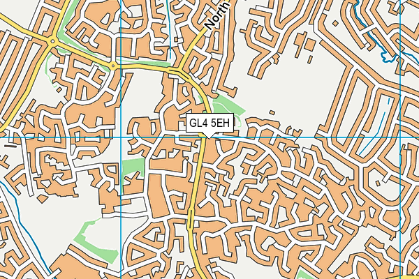 GL4 5EH map - OS VectorMap District (Ordnance Survey)