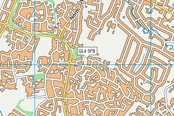 GL4 5FB map - OS VectorMap District (Ordnance Survey)