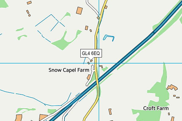 GL4 6EQ map - OS VectorMap District (Ordnance Survey)