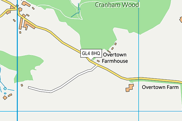 GL4 8HQ map - OS VectorMap District (Ordnance Survey)