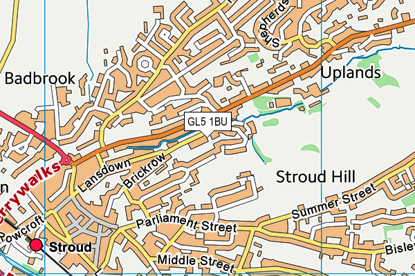 Map of STROUD INVESTMENTS LTD at district scale