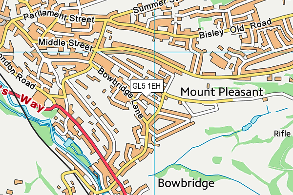 GL5 1EH map - OS VectorMap District (Ordnance Survey)