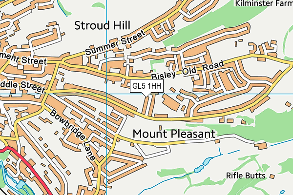 GL5 1HH map - OS VectorMap District (Ordnance Survey)