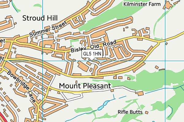 GL5 1HN map - OS VectorMap District (Ordnance Survey)