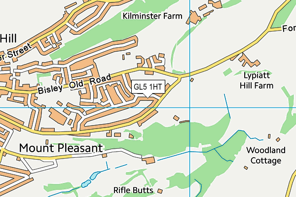 Mason Road Recreation Ground map (GL5 1HT) - OS VectorMap District (Ordnance Survey)