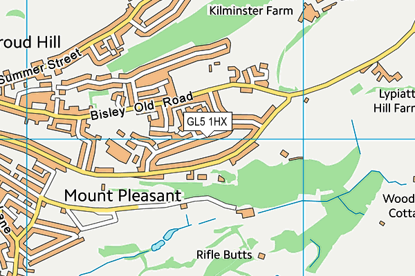 GL5 1HX map - OS VectorMap District (Ordnance Survey)