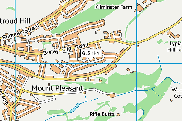 GL5 1HY map - OS VectorMap District (Ordnance Survey)