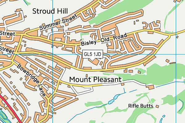 Map of BOOKMARK COMPUTERS (OF STROUD) LIMITED at district scale