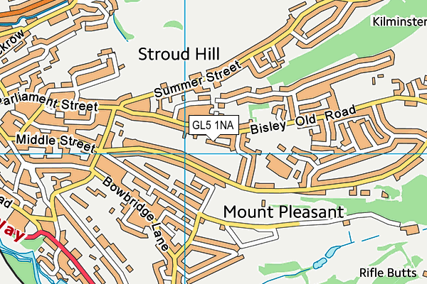 GL5 1NA map - OS VectorMap District (Ordnance Survey)