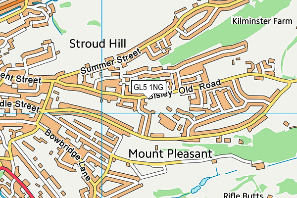 GL5 1NG map - OS VectorMap District (Ordnance Survey)