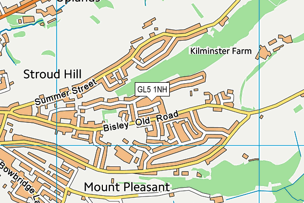 GL5 1NH map - OS VectorMap District (Ordnance Survey)