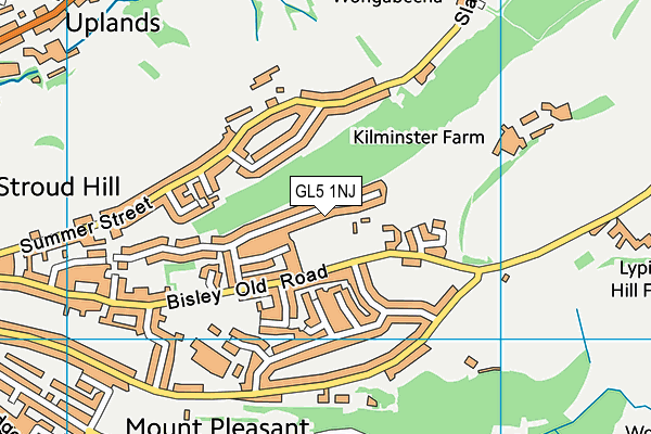 GL5 1NJ map - OS VectorMap District (Ordnance Survey)