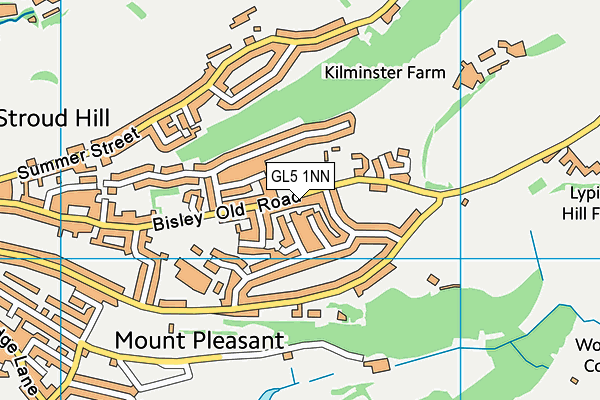 GL5 1NN map - OS VectorMap District (Ordnance Survey)