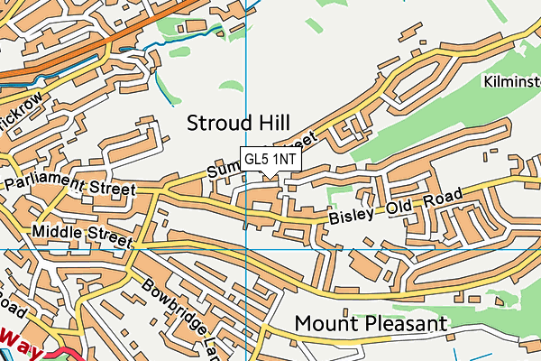 GL5 1NT map - OS VectorMap District (Ordnance Survey)