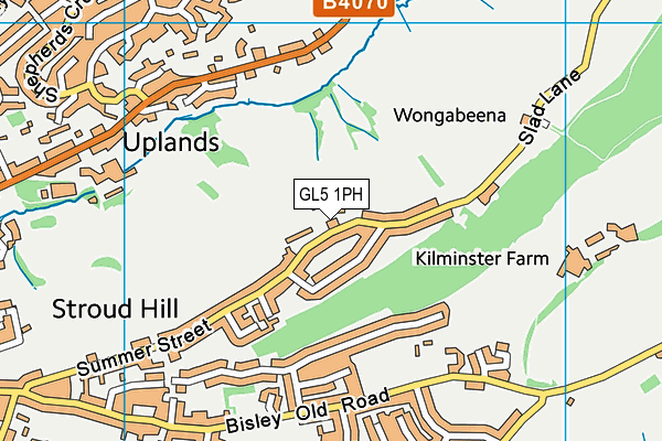 GL5 1PH map - OS VectorMap District (Ordnance Survey)