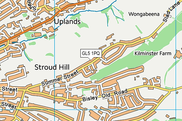 GL5 1PQ map - OS VectorMap District (Ordnance Survey)