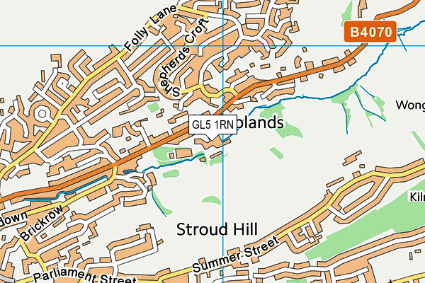 GL5 1RN map - OS VectorMap District (Ordnance Survey)