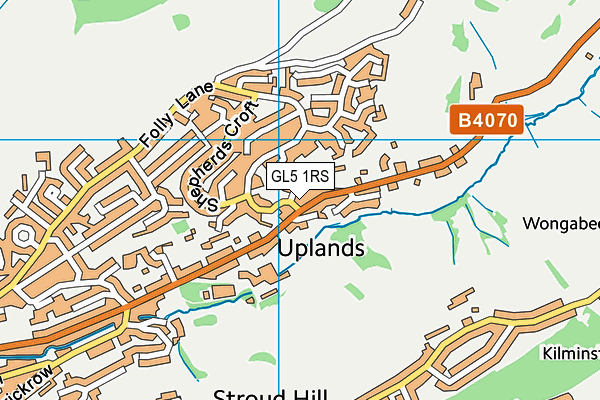 GL5 1RS map - OS VectorMap District (Ordnance Survey)