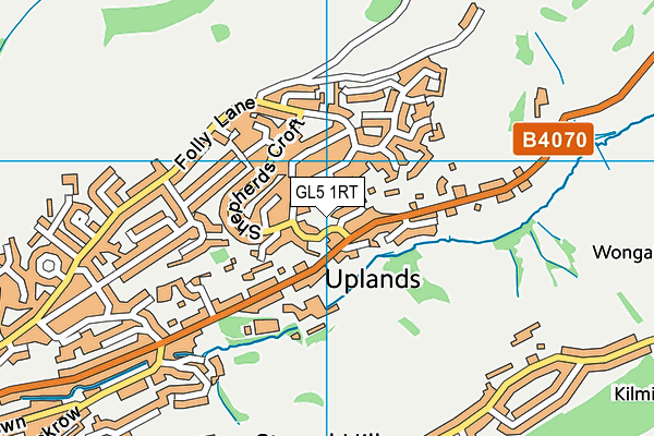 GL5 1RT map - OS VectorMap District (Ordnance Survey)