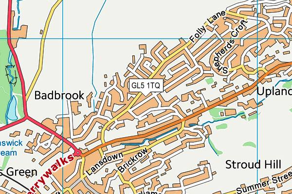 GL5 1TQ map - OS VectorMap District (Ordnance Survey)