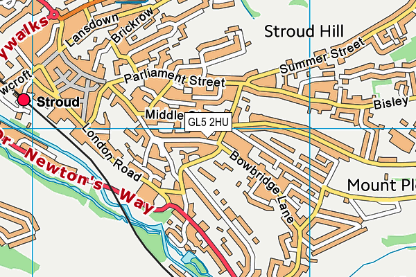 GL5 2HU map - OS VectorMap District (Ordnance Survey)