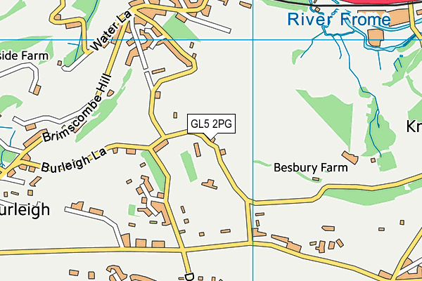 GL5 2PG map - OS VectorMap District (Ordnance Survey)