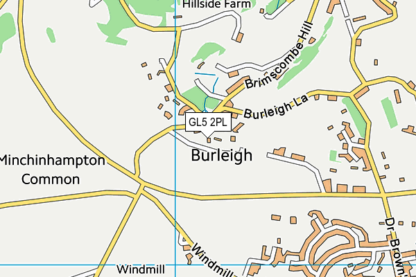 GL5 2PL map - OS VectorMap District (Ordnance Survey)