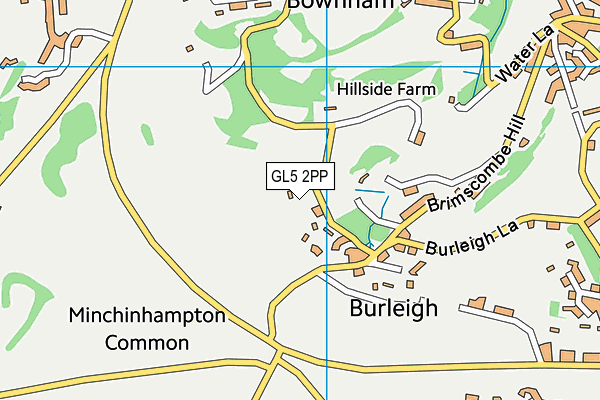 GL5 2PP map - OS VectorMap District (Ordnance Survey)