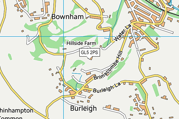 GL5 2PS map - OS VectorMap District (Ordnance Survey)