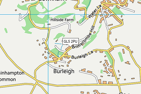 GL5 2PU map - OS VectorMap District (Ordnance Survey)