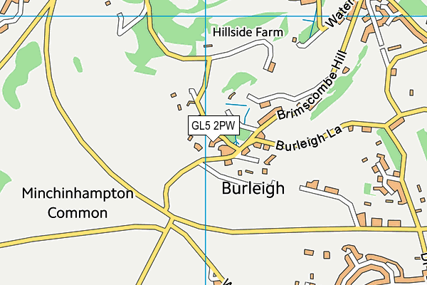 GL5 2PW map - OS VectorMap District (Ordnance Survey)