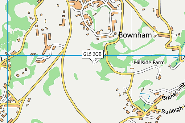 GL5 2QB map - OS VectorMap District (Ordnance Survey)