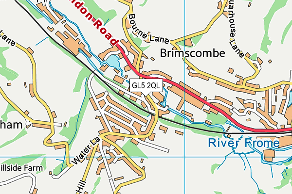 GL5 2QL map - OS VectorMap District (Ordnance Survey)