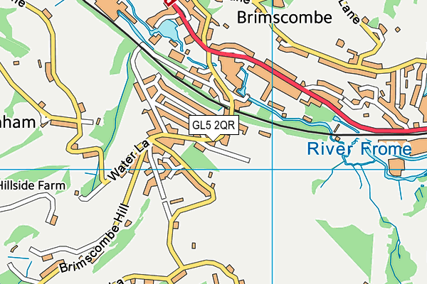 Brimscombe C Of E Primary School map (GL5 2QR) - OS VectorMap District (Ordnance Survey)